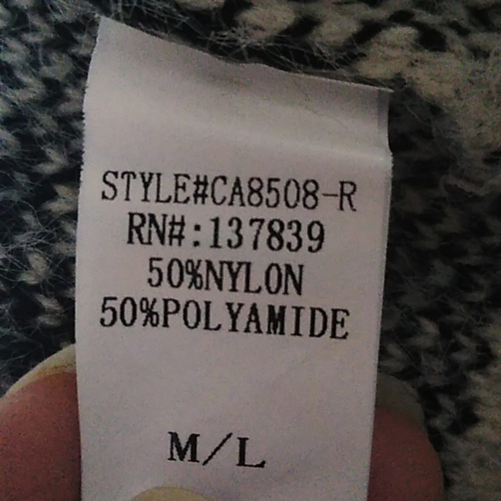 Dreamers by Debut Leopard Cheetah Print Cardigan Sweater Shrug Size M/L - Picture 8 of 11